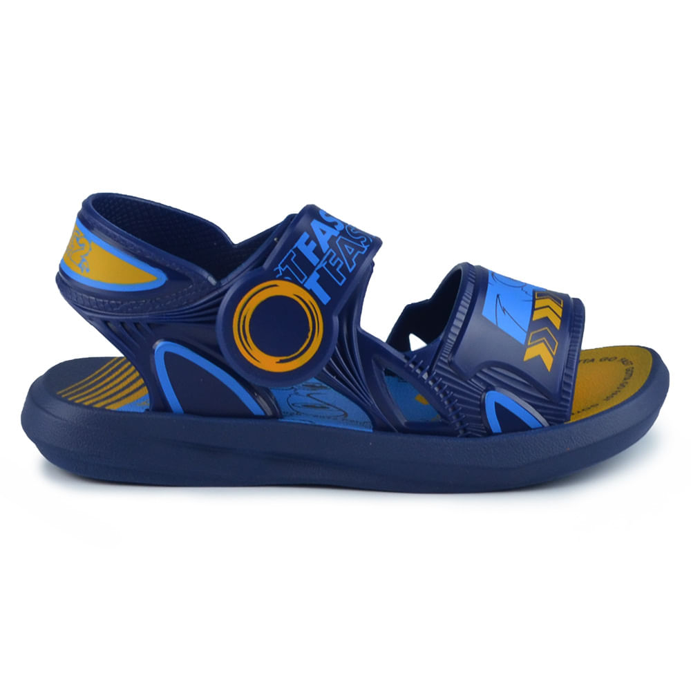 Sandália Infantil Grendene Masculino Sonic 22913 Lojas Kikos