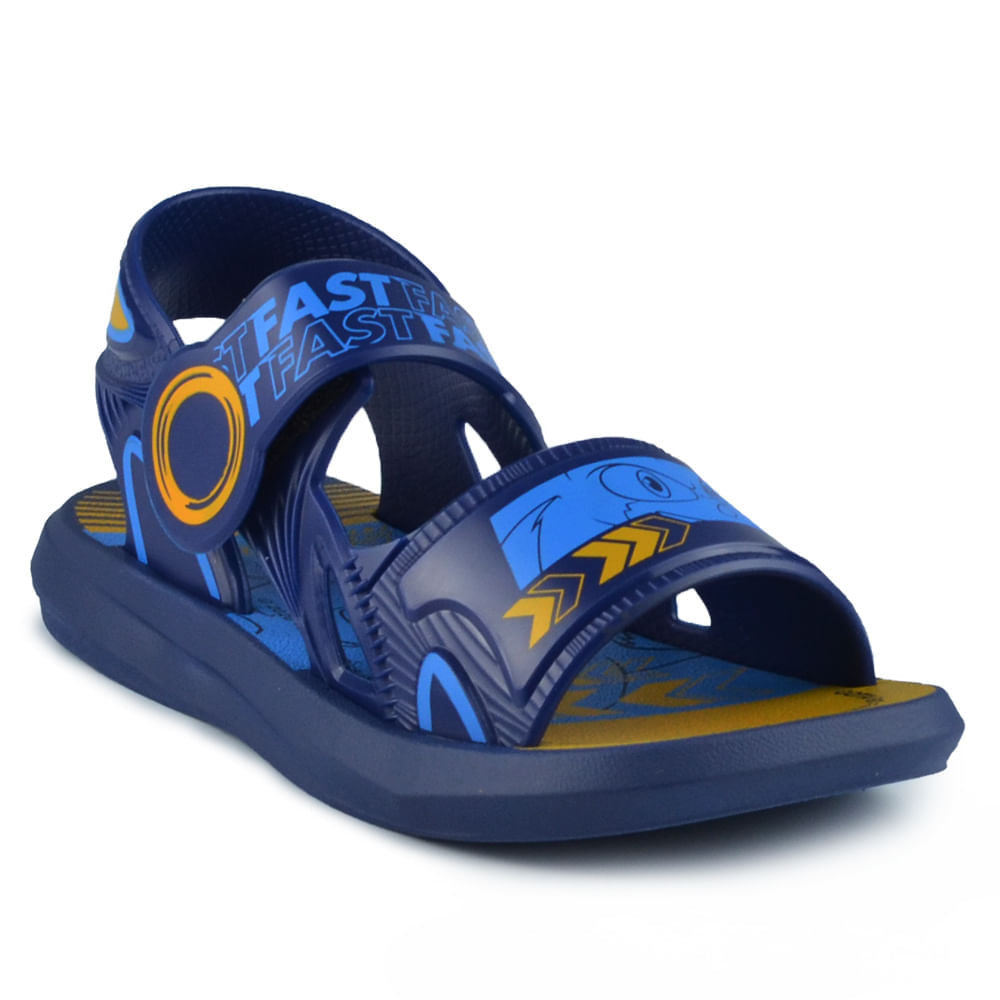 Sandália Infantil Grendene Masculino Sonic  22913 - Foto 2