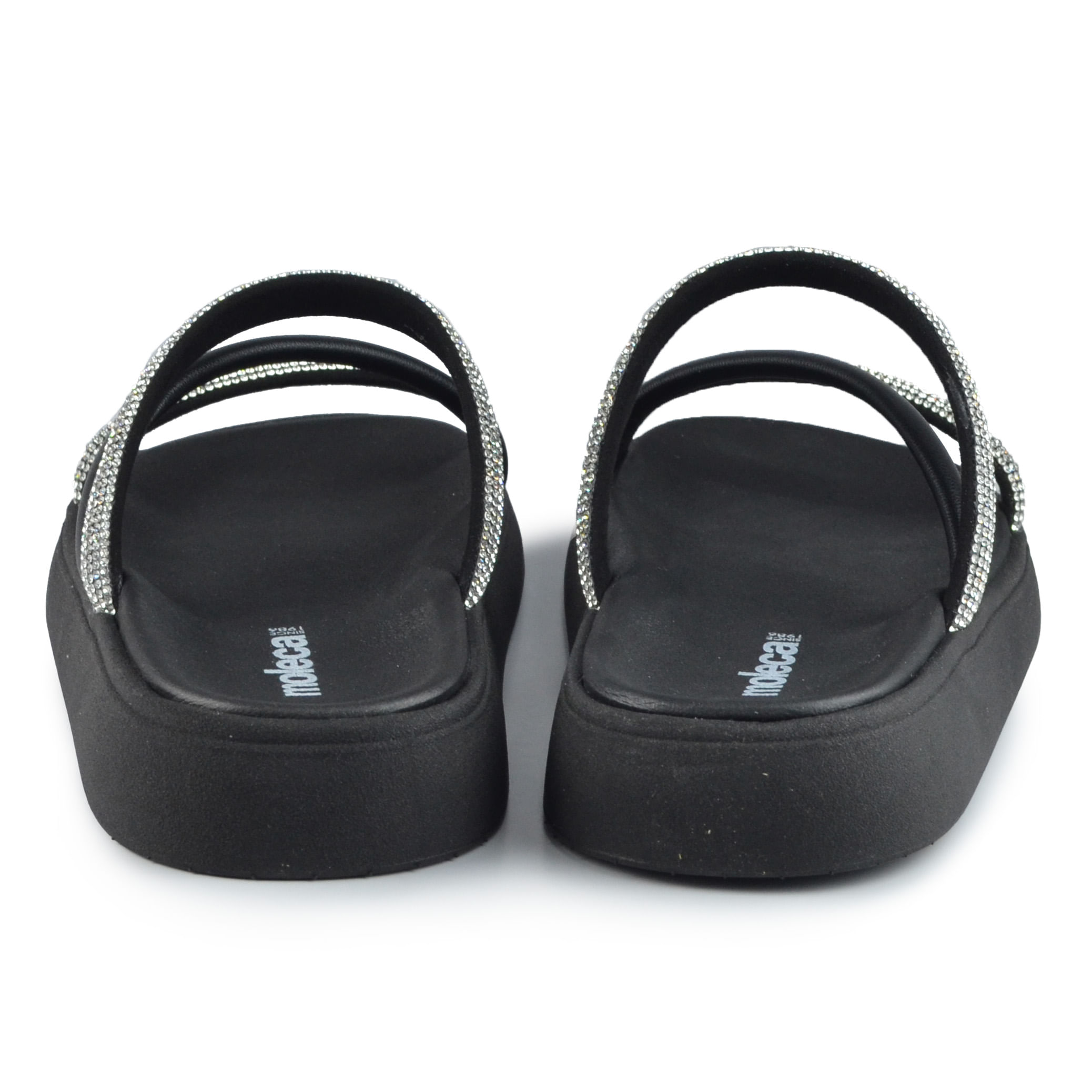 Sandália Flatform Moleca Feminina Strass - Brilho TM 5469.121 - Foto 3