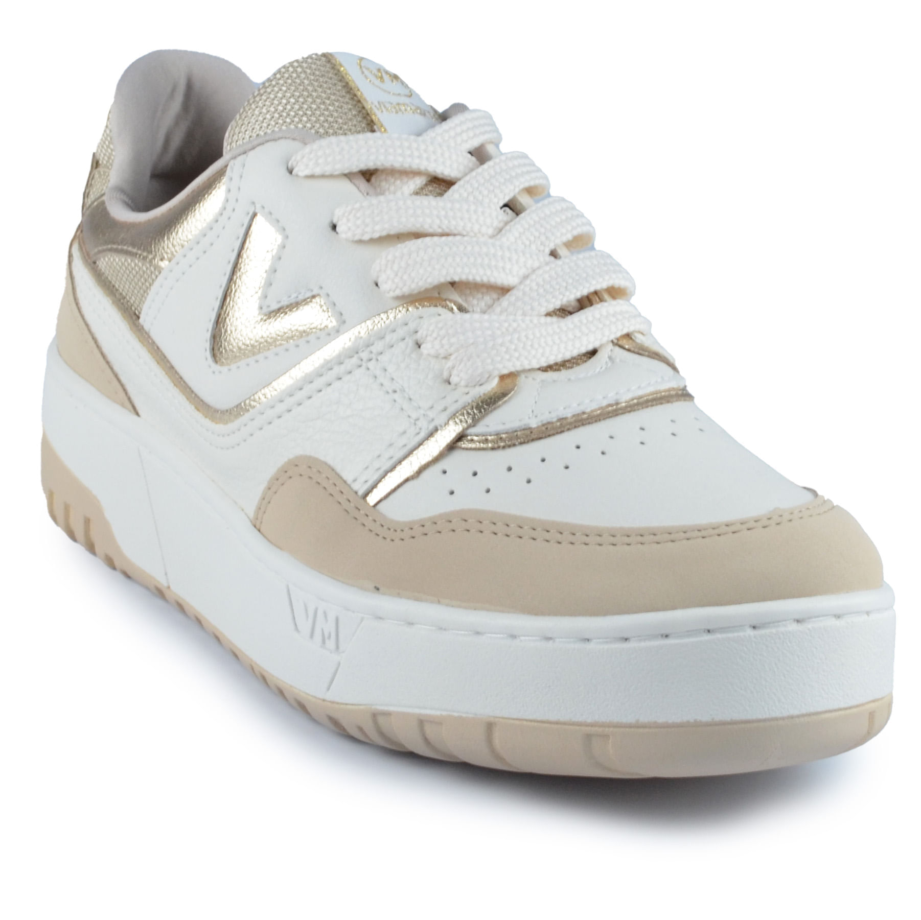 Tênis Casual Via Marte Feminino Dourado 23-13102-07 - Foto 2