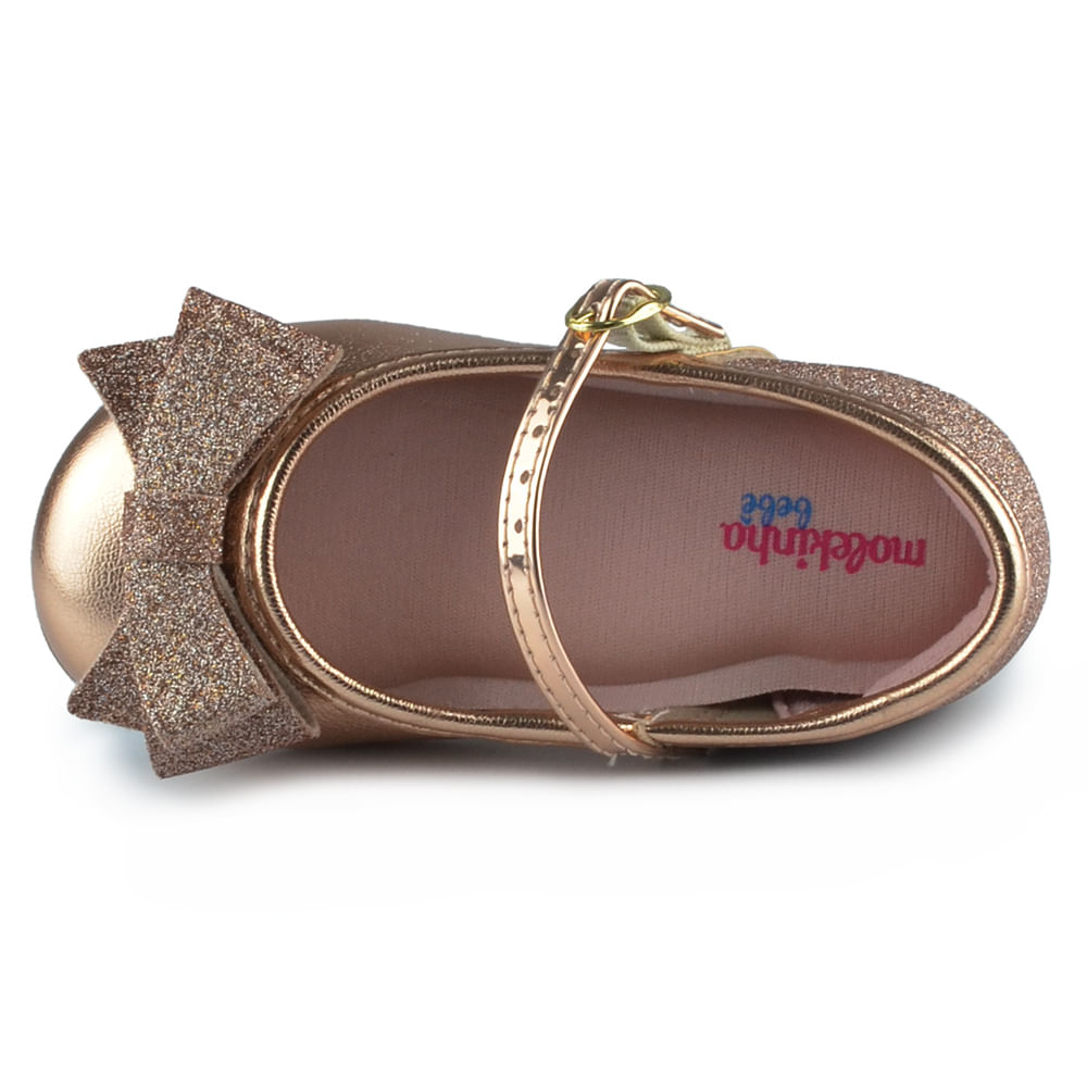 Sapatilha Infantil Molekinha Feminina 2106.1043 - Foto 5