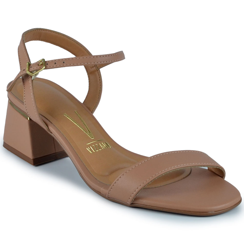Sandália Vizzano Feminina Salto Alto Bloco 6428.101 PELICA - Foto 2