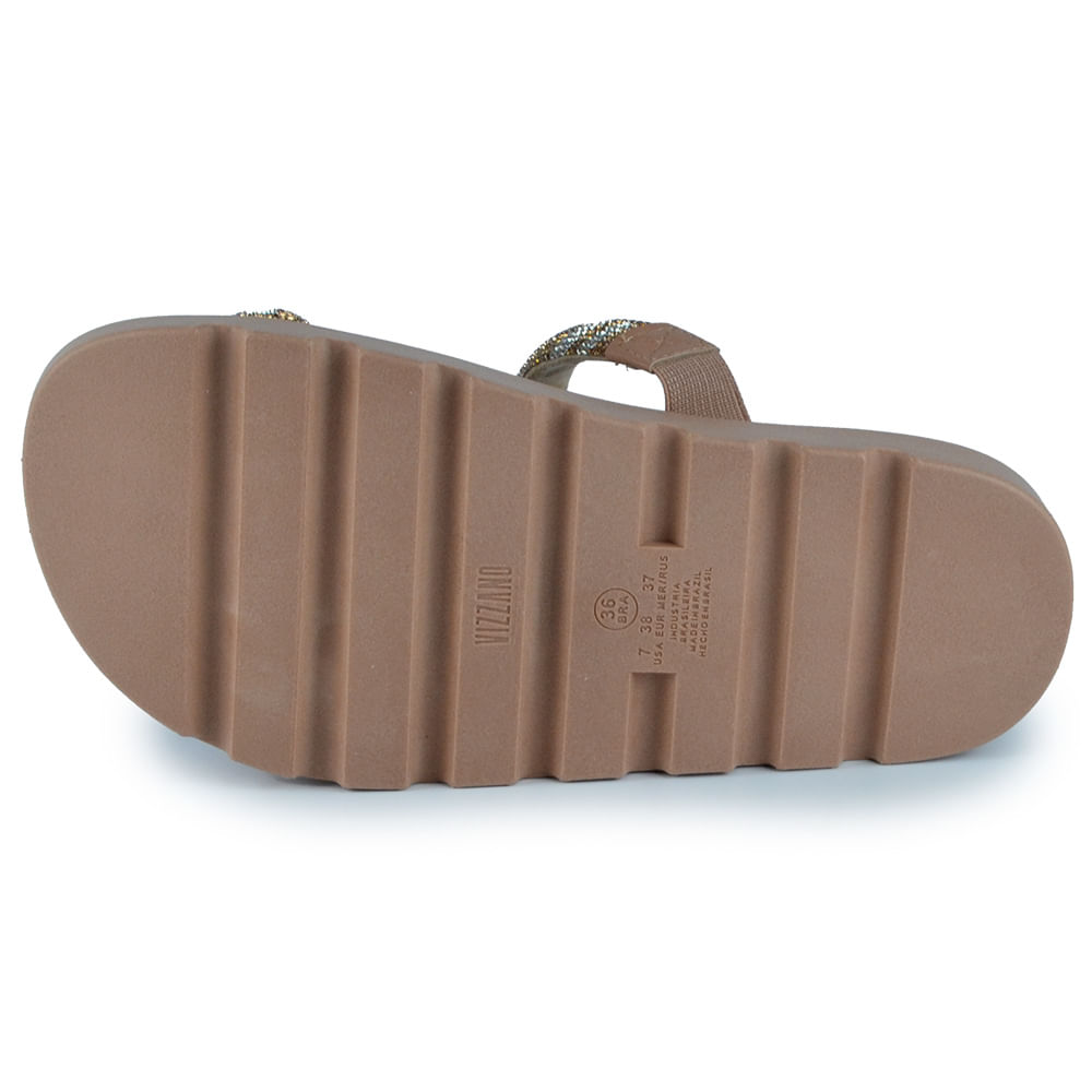 Sandália Papete Vizzano Feminina Glitter - Brilho BK 6459.110 - Foto 5