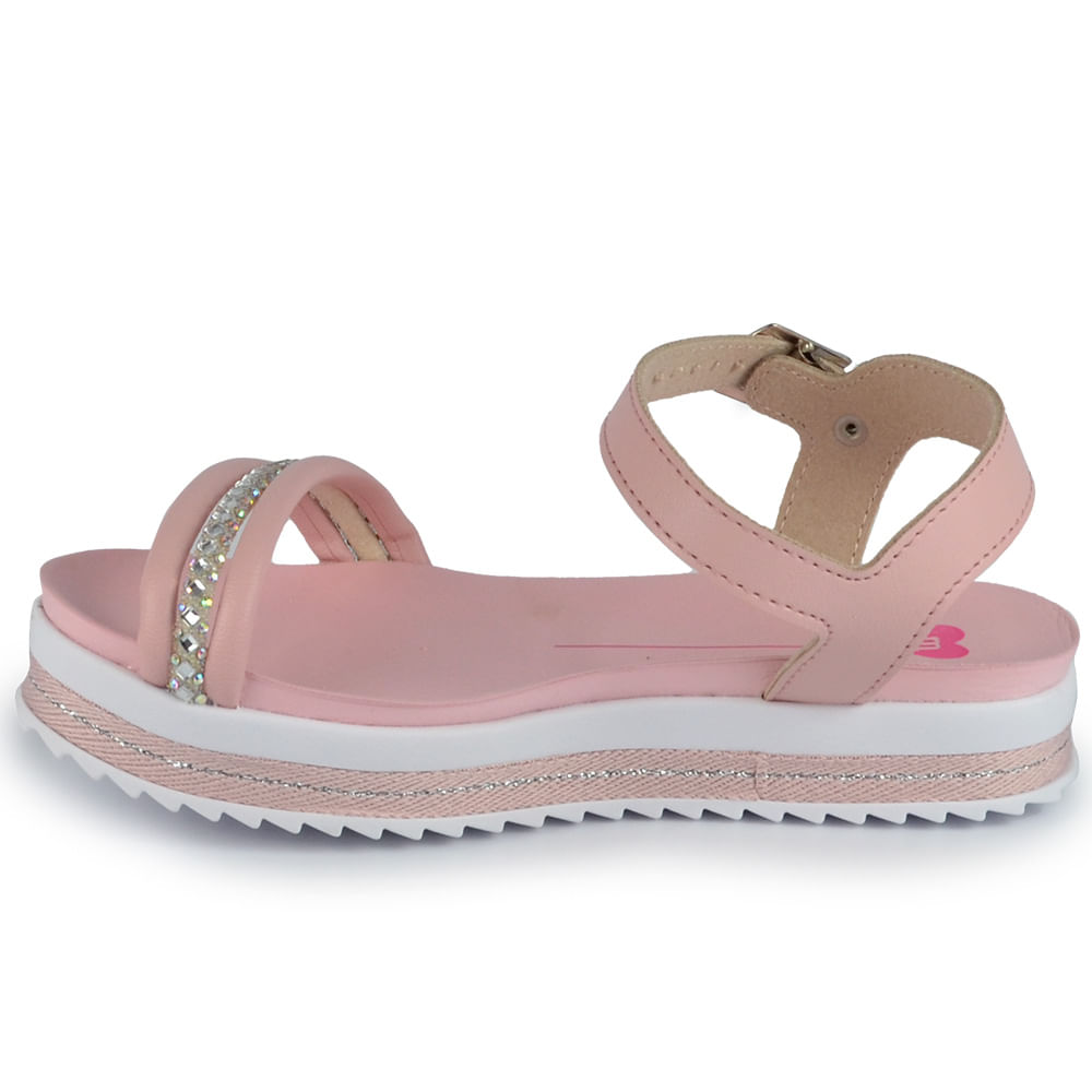 Sandália Infantil Molekinha Feminina Strass 2305.1656 - Foto 3