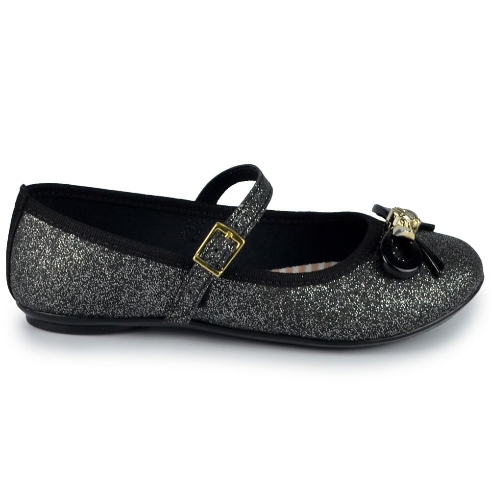 Sapatilha Infantil Molekinha Feminina Glitter 2502.394 - Foto 1