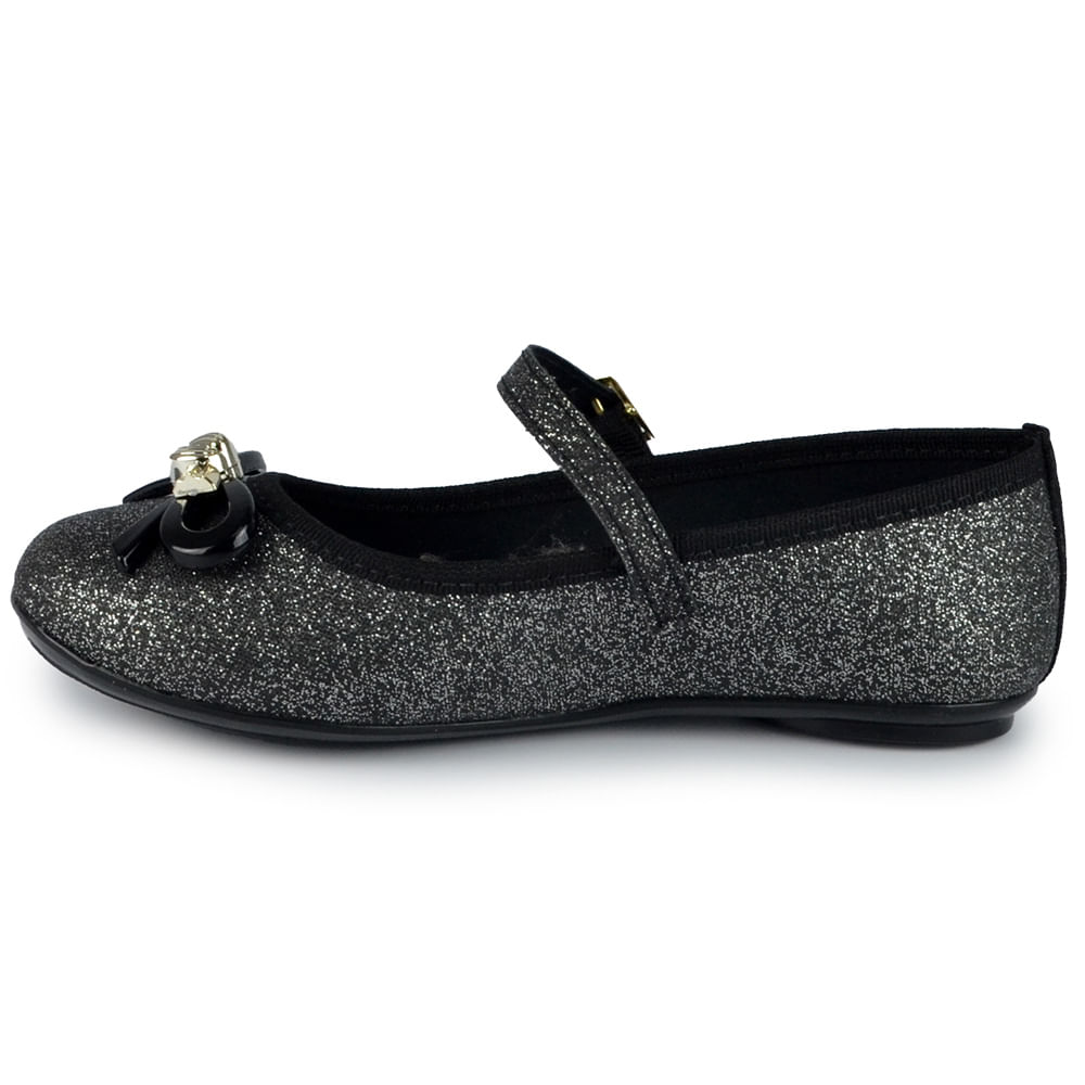 Sapatilha Infantil Molekinha Feminina Glitter 2502.394 - Foto 3