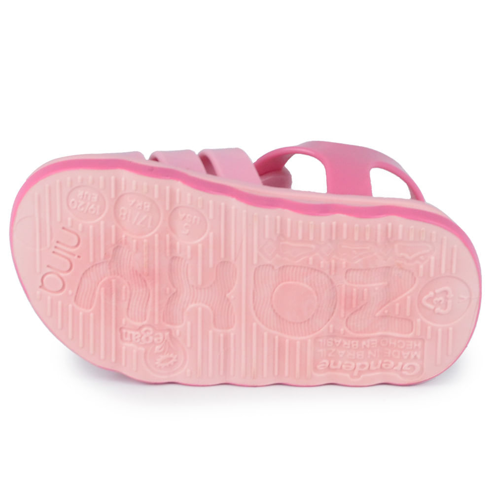 Sandália Infantil Zaxy Feminina Coração 18859 - Foto 5