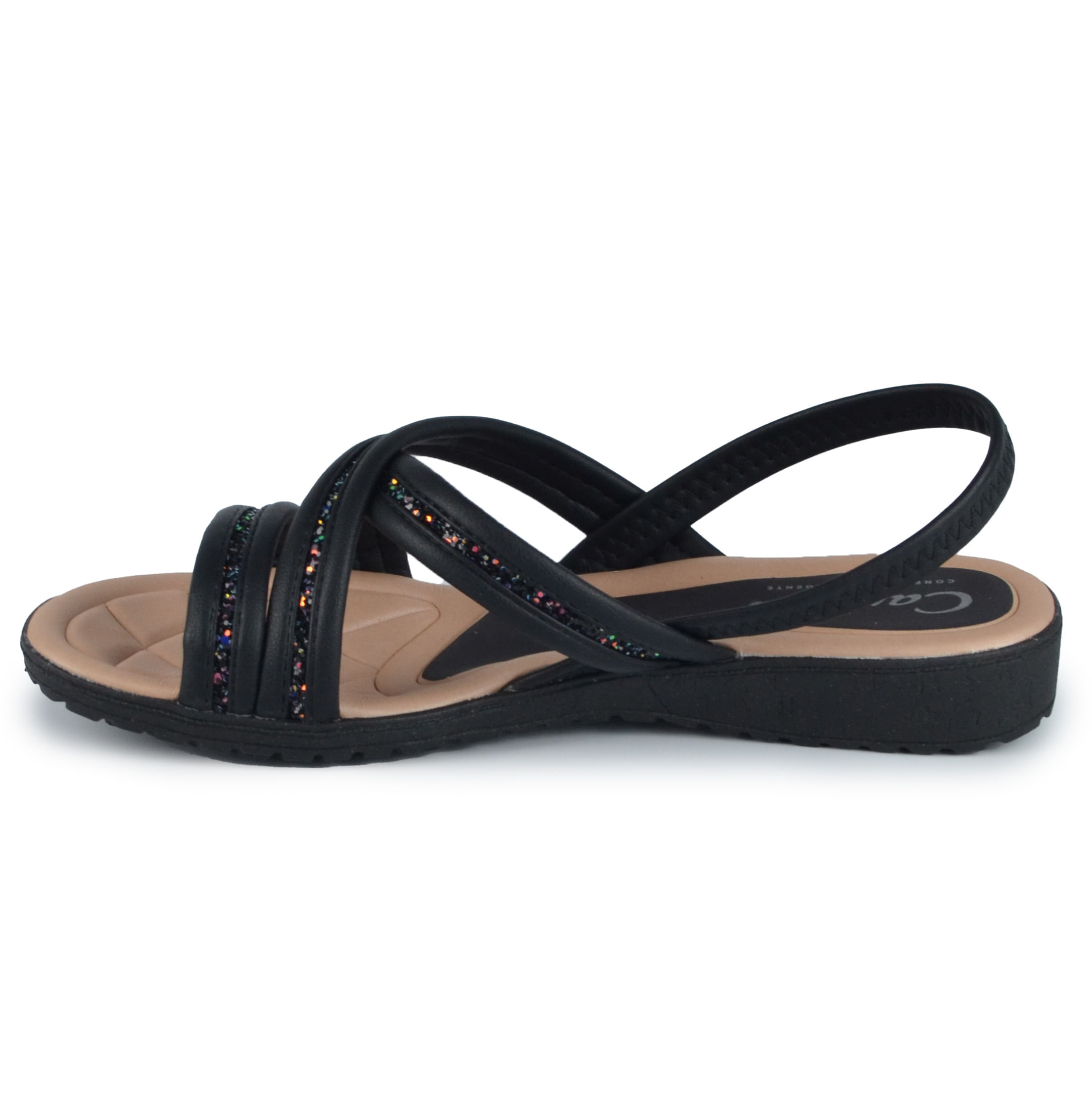 Sandália Papete Campesi Feminina Glitter - Brilho L9513 - Foto 3