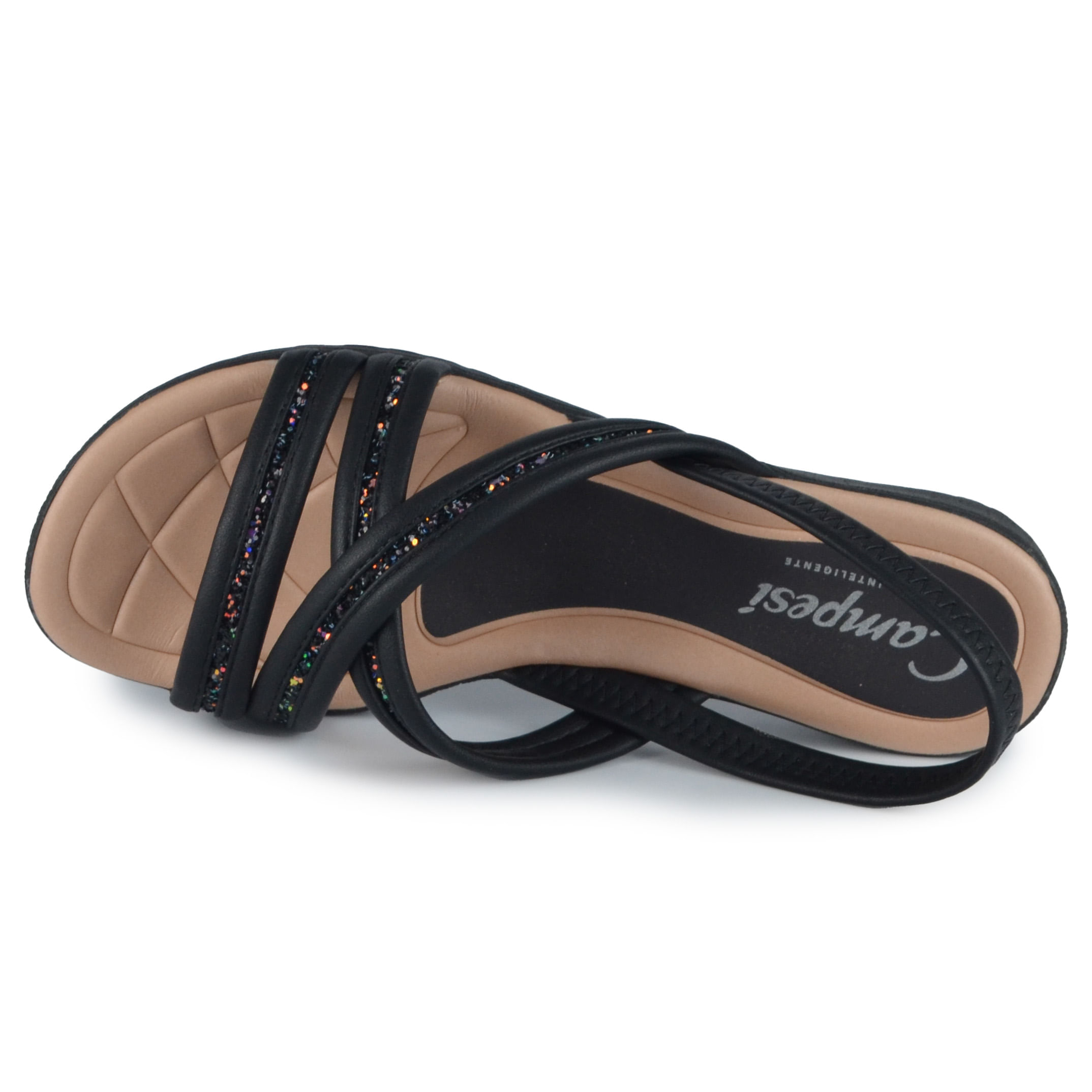 Sandália Papete Campesi Feminina Glitter - Brilho L9513 - Foto 4