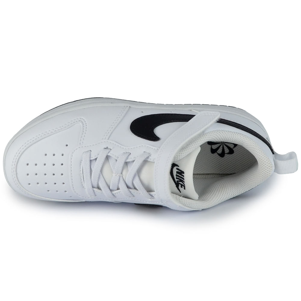 Tênis Infantil/Juvenil  Nike Court Borou DV5457-104 - Foto 4