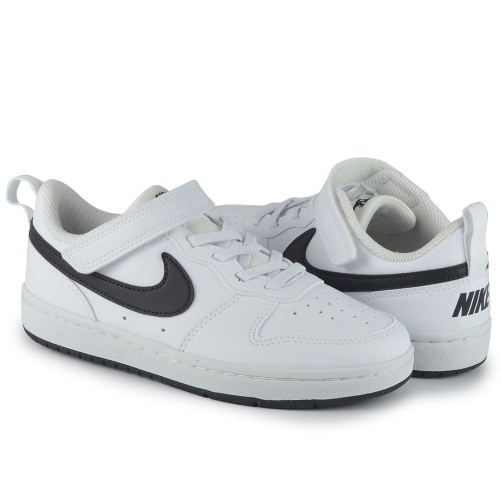 Tênis Infantil/Juvenil Nike Court Borou DV5457-104 - Foto 6