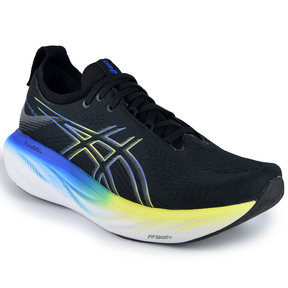 Tênis Esportivo Asics Masculino Gel Nimbus 25 1011B547 | Lojas Kikos