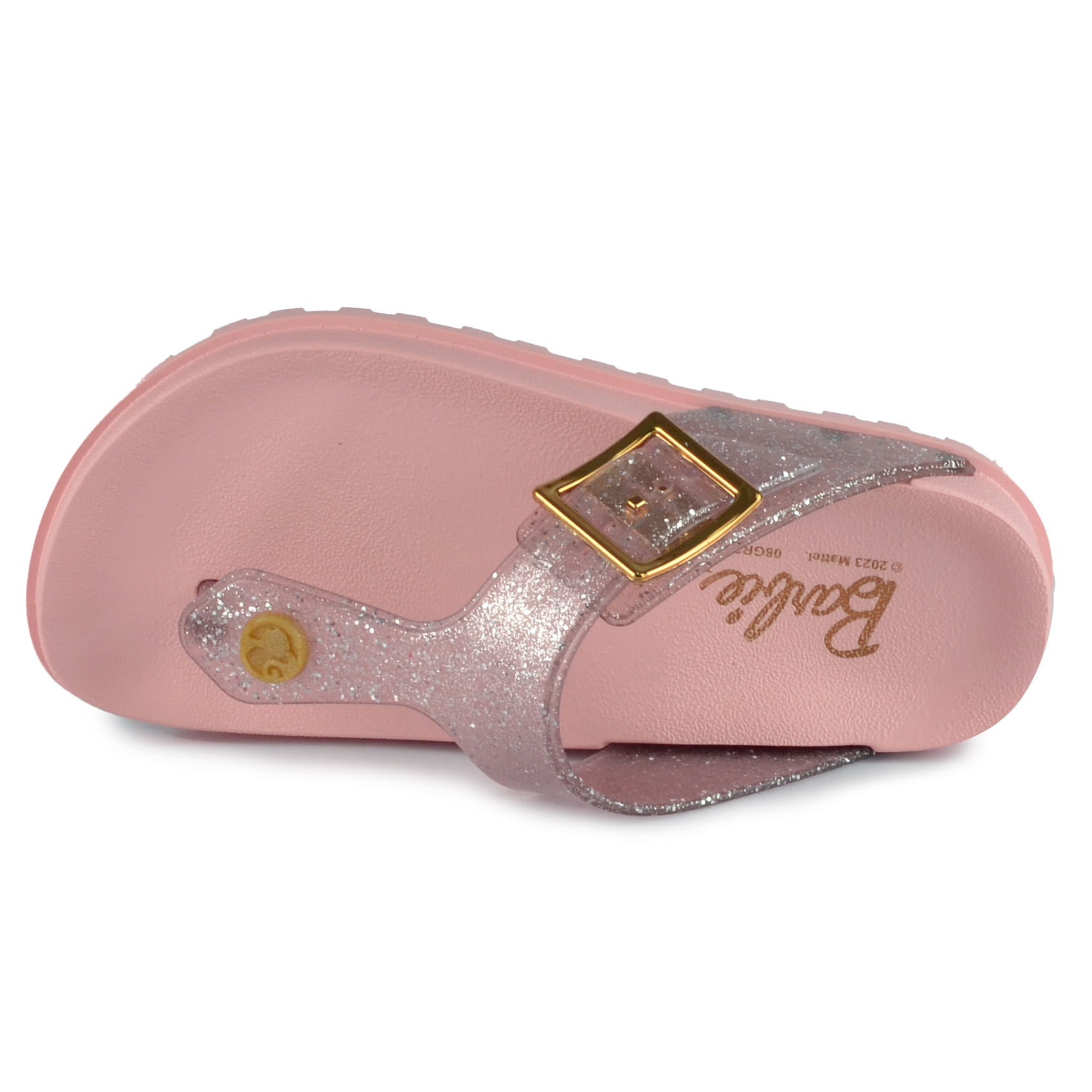 Chinelo Infantil Grendene Feminino Barbie 23 Look 23005 - Foto 4