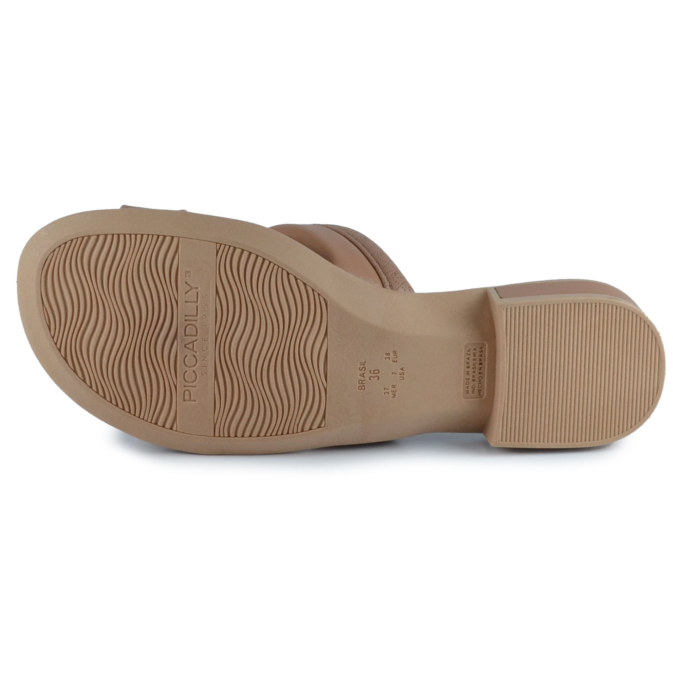 Sandália Piccadilly Feminina Salto Baixo Bloco TM 590025 - Foto 5