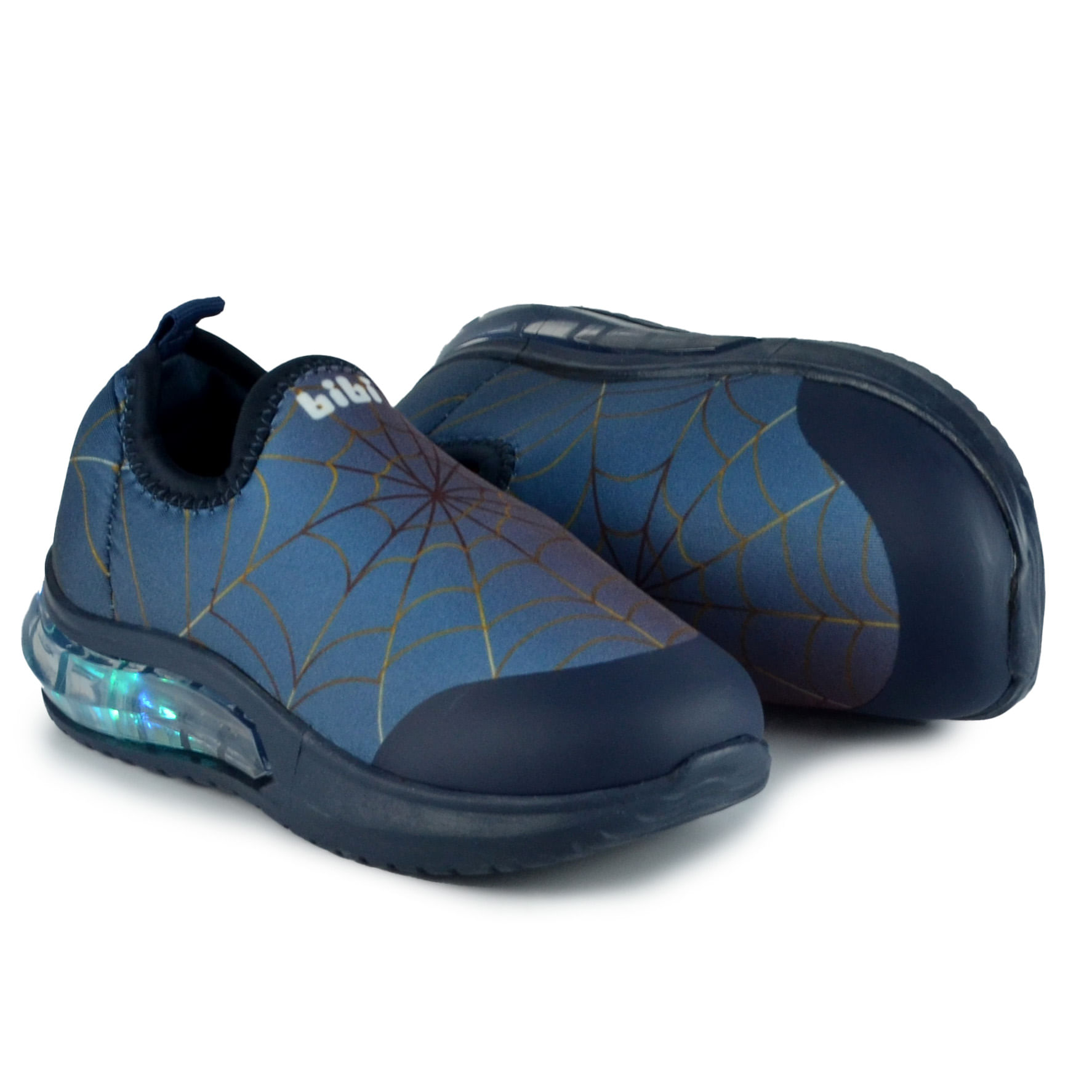 Tênis Infantil Bibi Masculino Space Wave LED 119104 Lojas Kikos