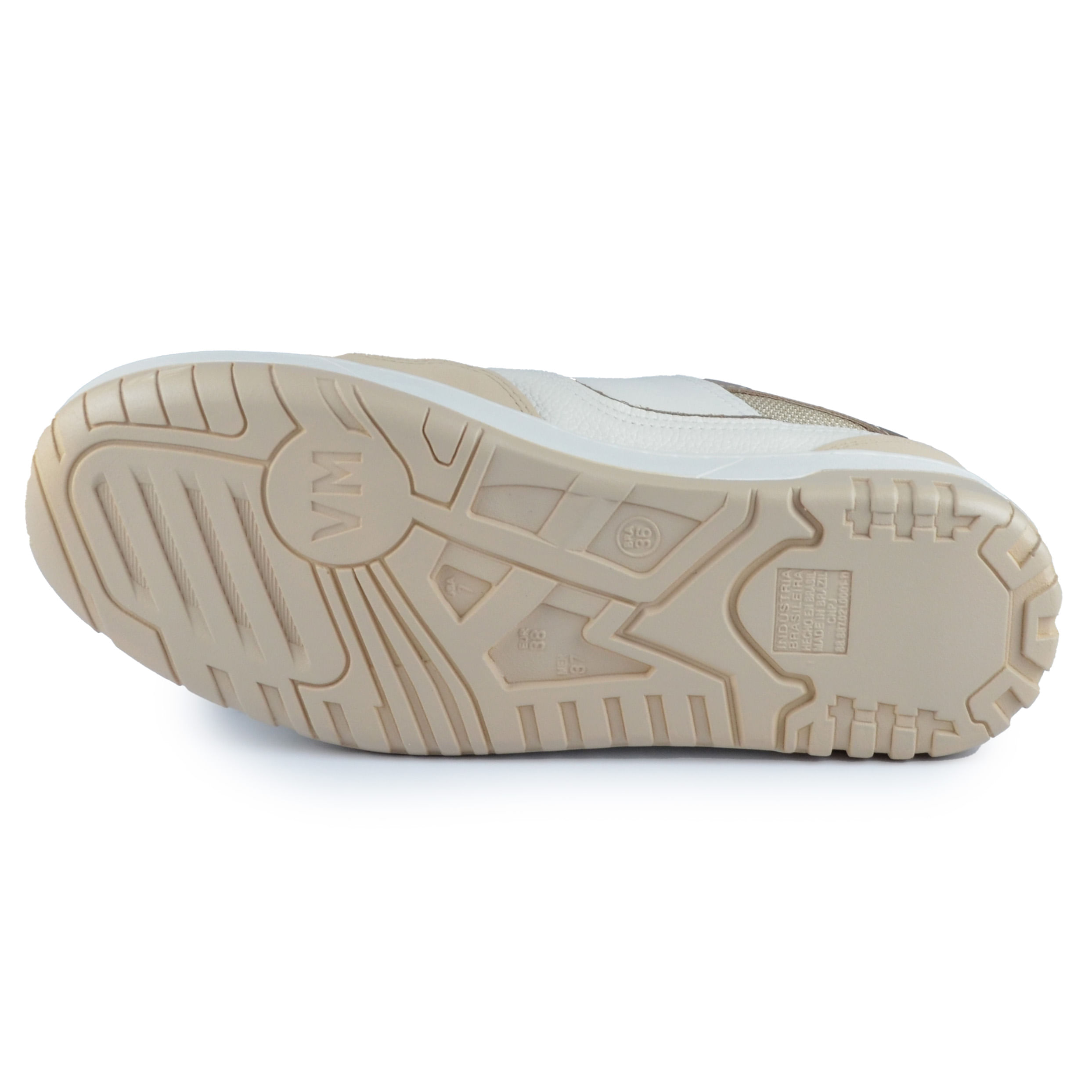 Tênis Casual Via Marte Feminino Dourado 23-13102-07 - Foto 5