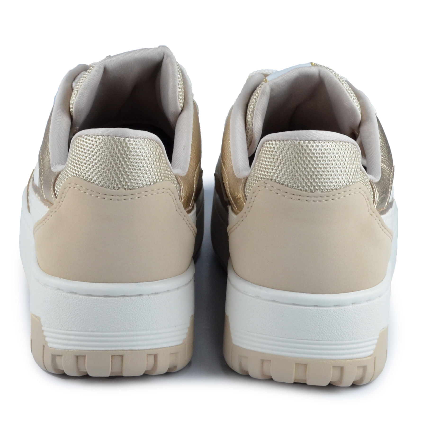 Tênis Casual Via Marte Feminino Dourado 23-13102-07 - Foto 6