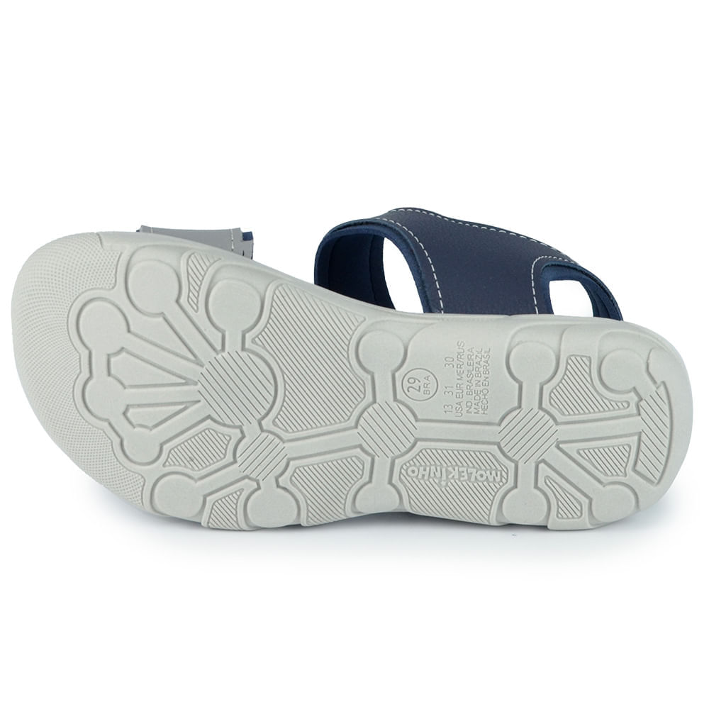 Sandália Papete Molekinho Infantil Masculino 2400.139 - Foto 5