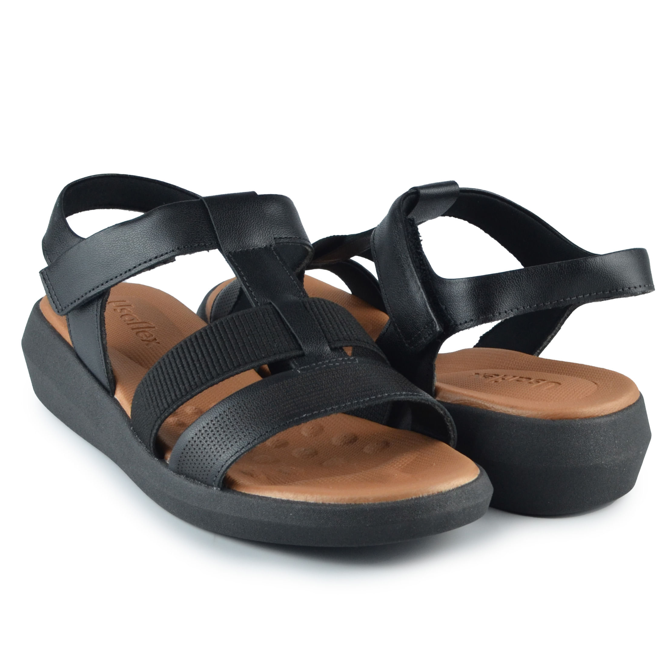 Sandália Papete Usaflex Feminina BK AI3007 - Foto 6