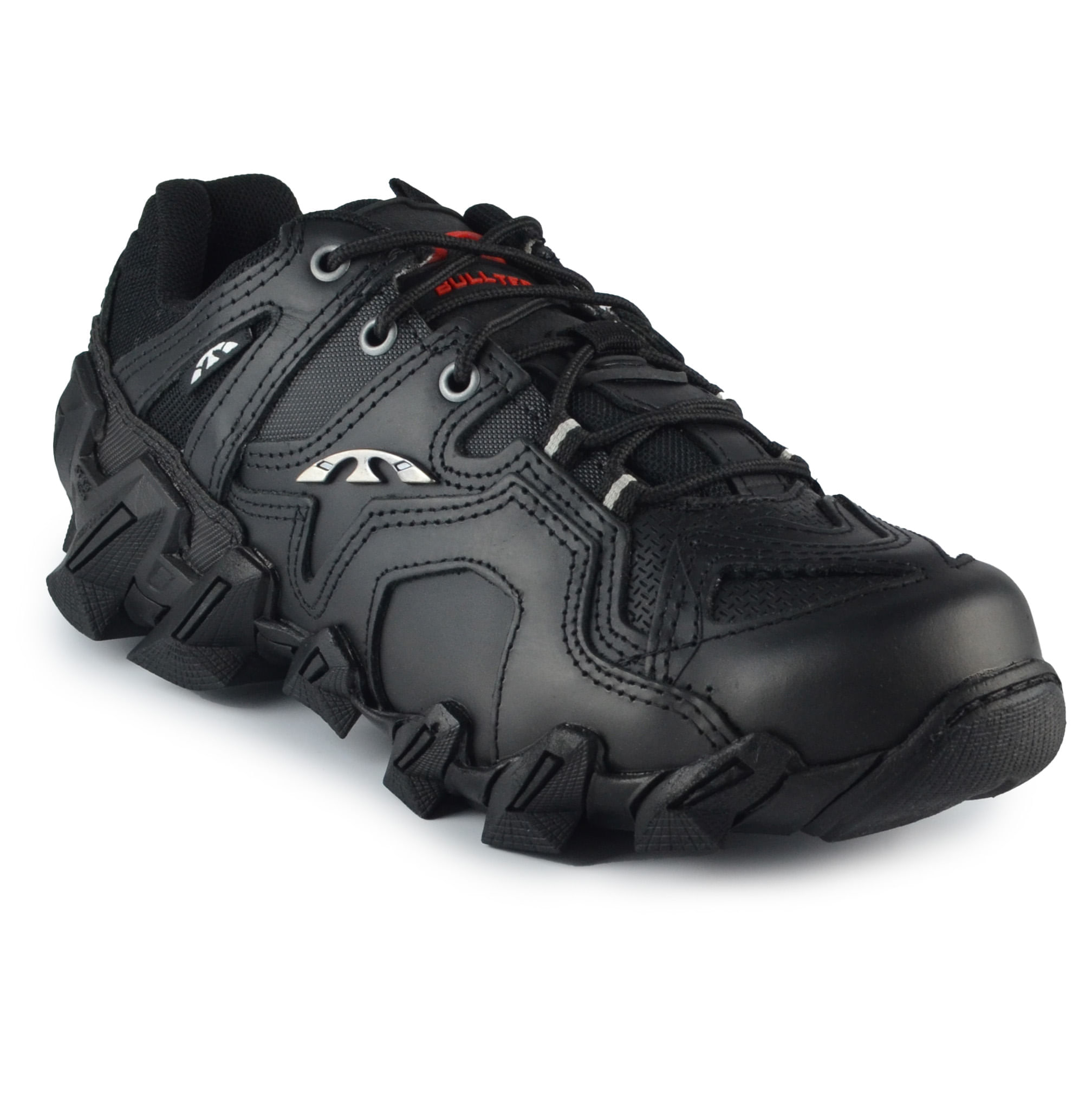 Coturno Bull Terrier Masculino Couro ATON LOW Preto - Foto 2