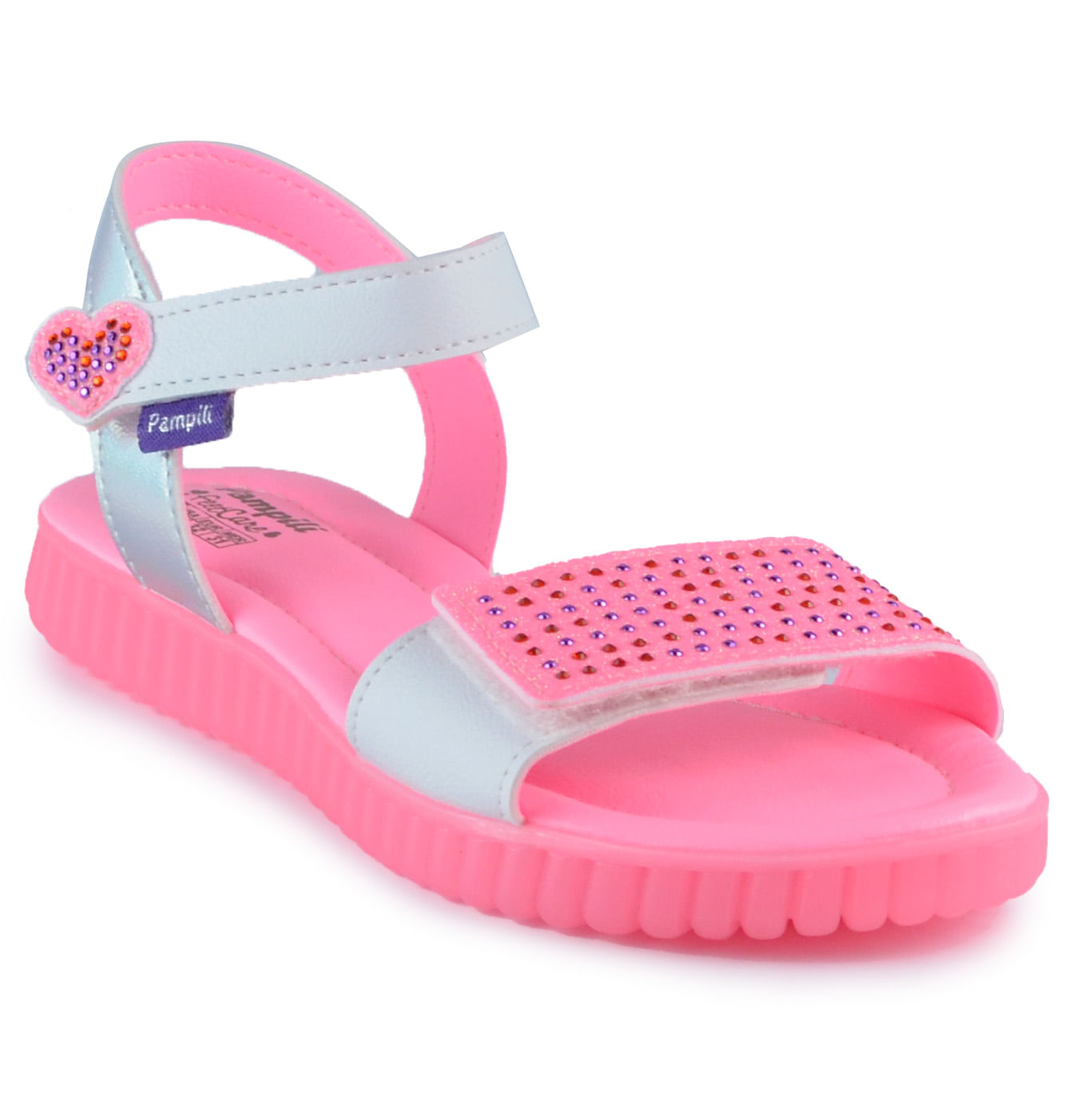 Sandália Papete Infantil Pampili Feminina 123.236 - Foto 2