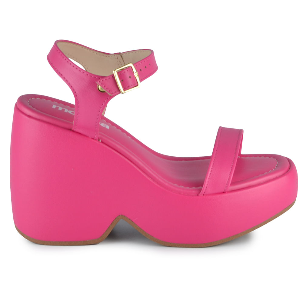 Sandália Feminina Moleca Plataforma 5473.101 - Foto 1