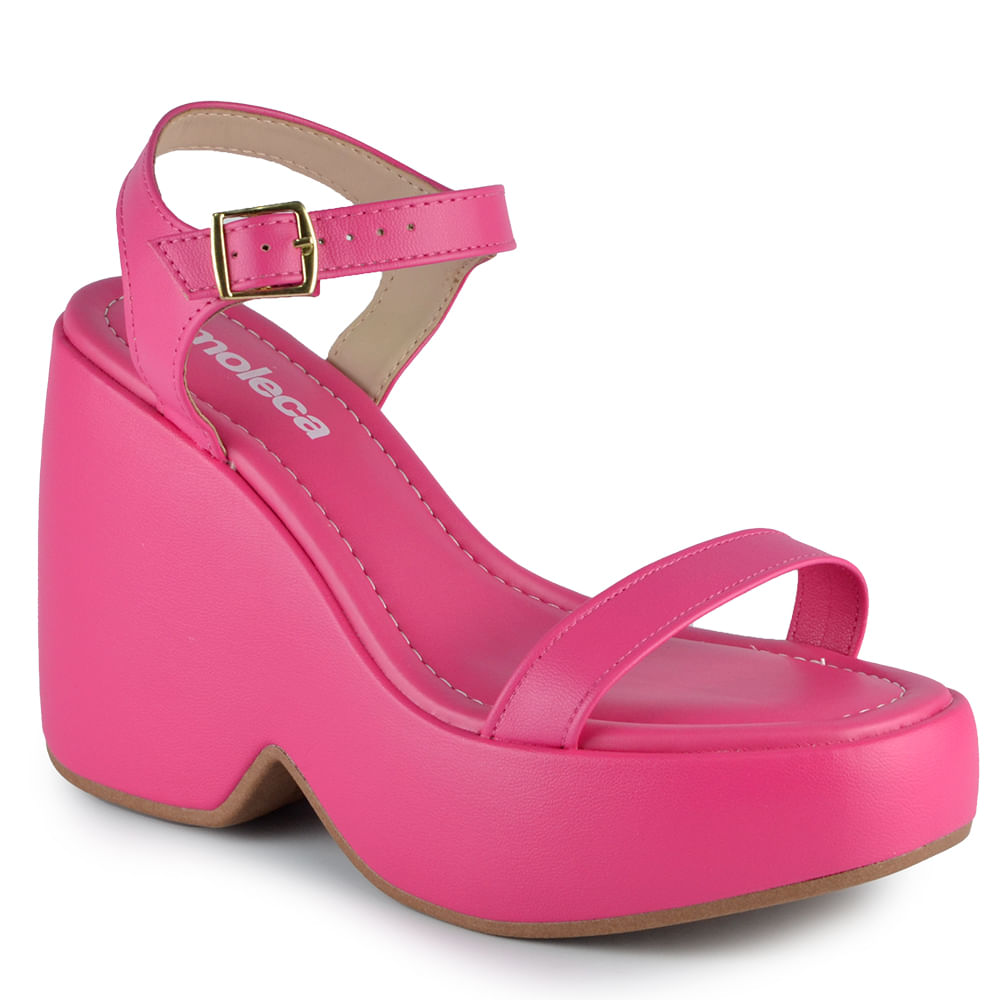 Sandália Feminina Moleca Plataforma 5473.101 - Foto 2