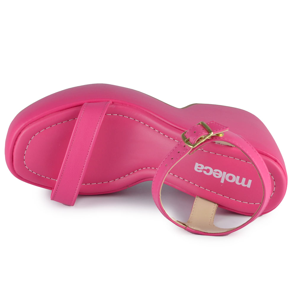 Sandália Feminina Moleca Plataforma 5473.101 - Foto 4