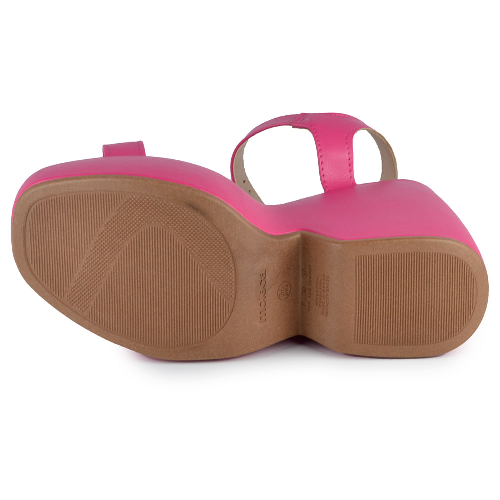 Sandália Feminina Moleca Plataforma 5473.101 - Foto 5