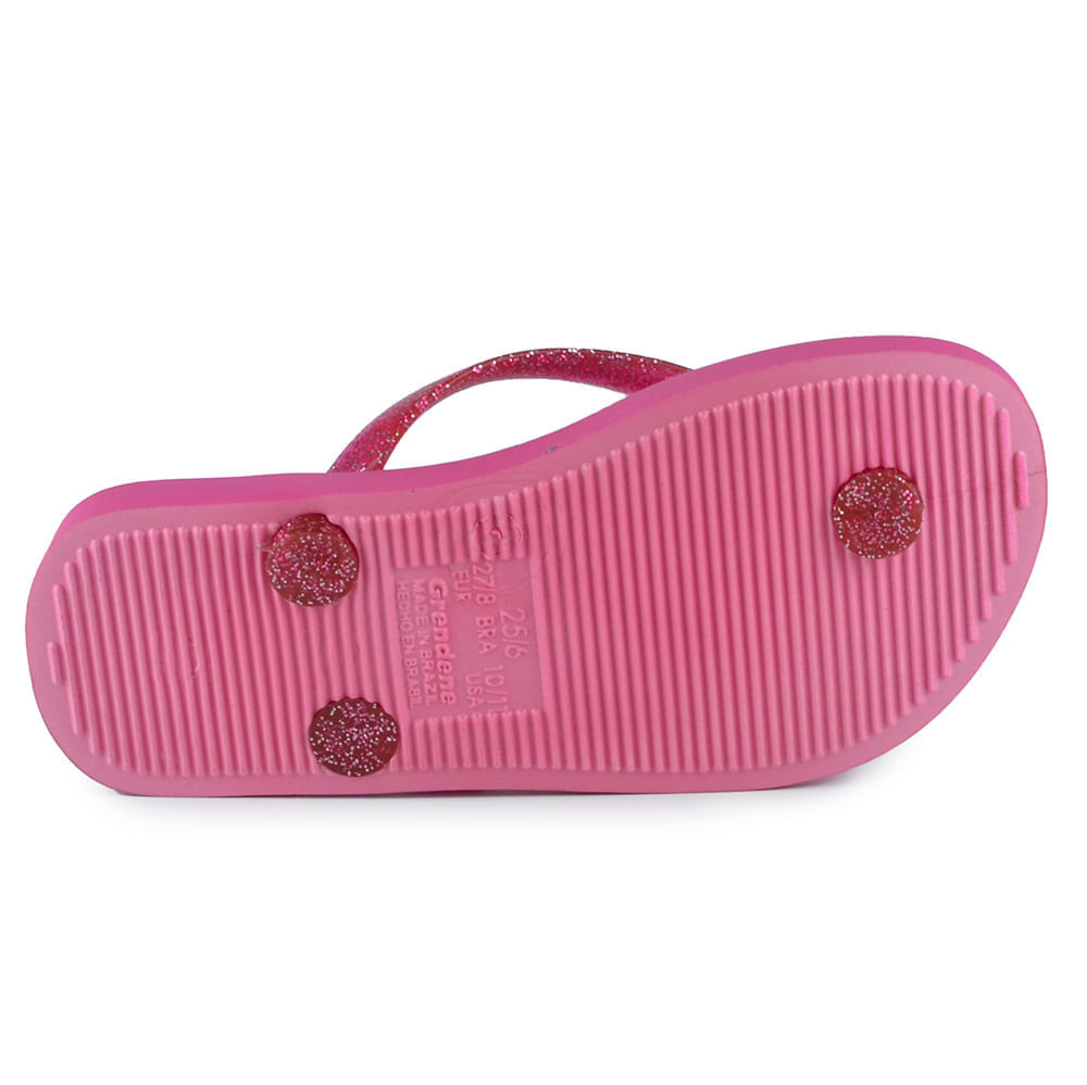 Chinelo Infantil Ipanema Feminino 23 Glitter 26622 - Foto 3