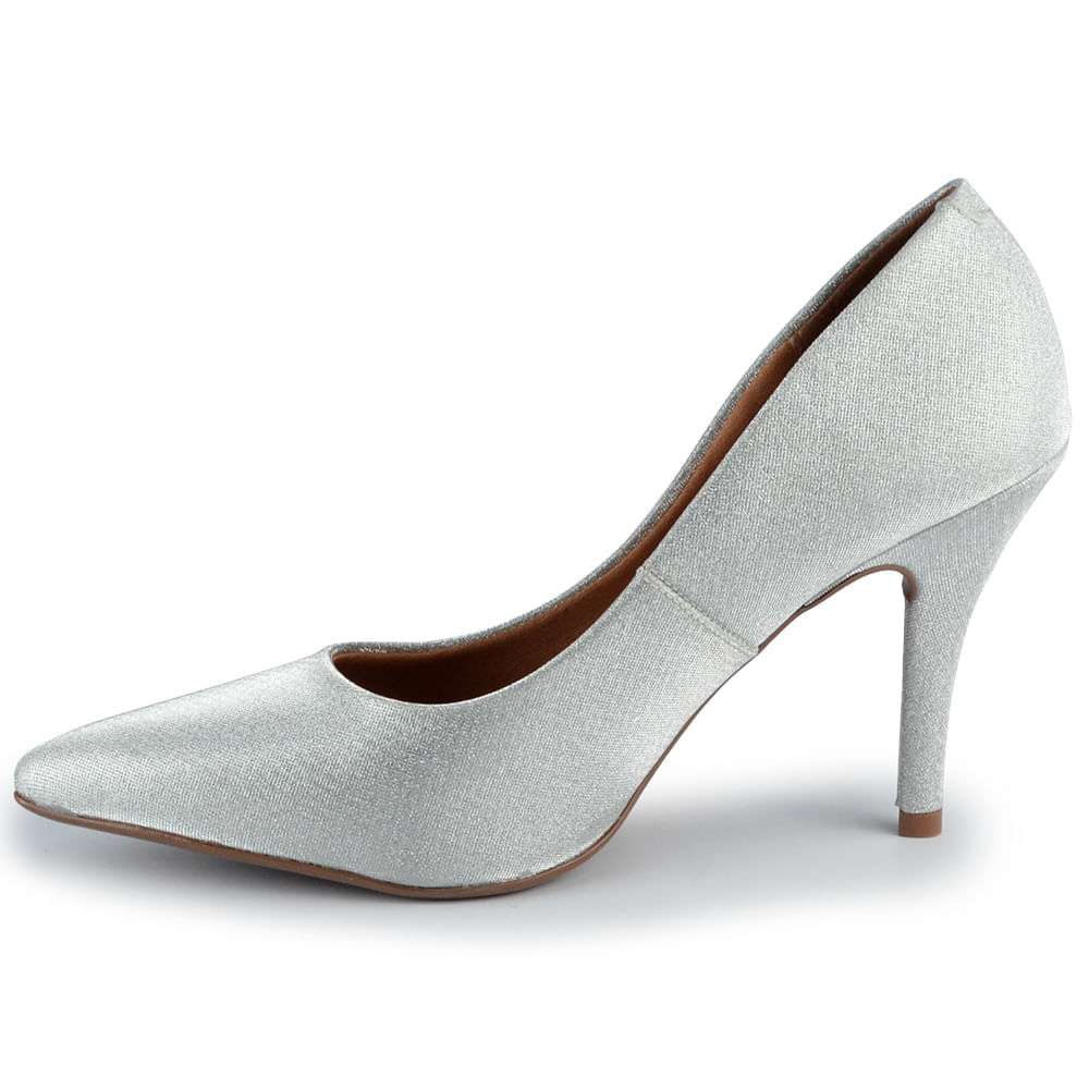 Scarpin Vizzano Feminino Shine 1184.1101 TELA - Foto 3
