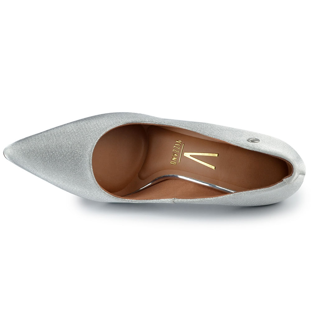 Scarpin Vizzano Feminino Shine 1184.1101 TELA - Foto 4