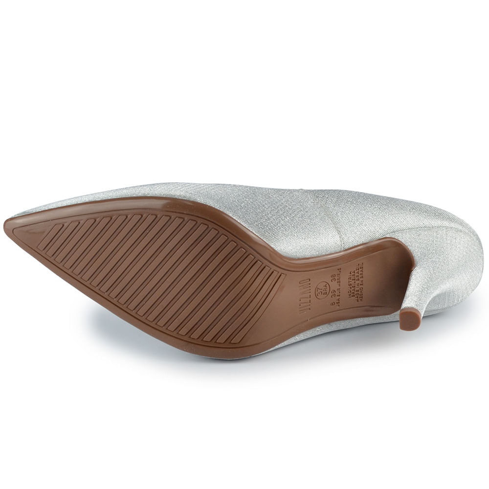 Scarpin Vizzano Feminino Shine 1184.1101 TELA - Foto 5