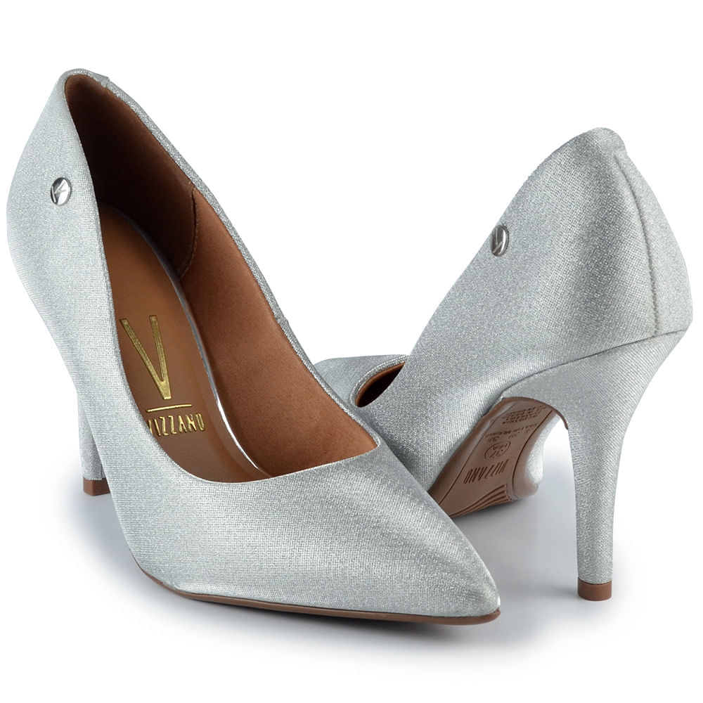 Scarpin Vizzano Feminino Shine 1184.1101 TELA - Foto 6