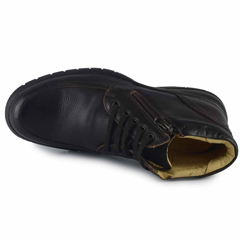 Coturno Masculino Anatomic Gel Couro 7981 - Foto 4