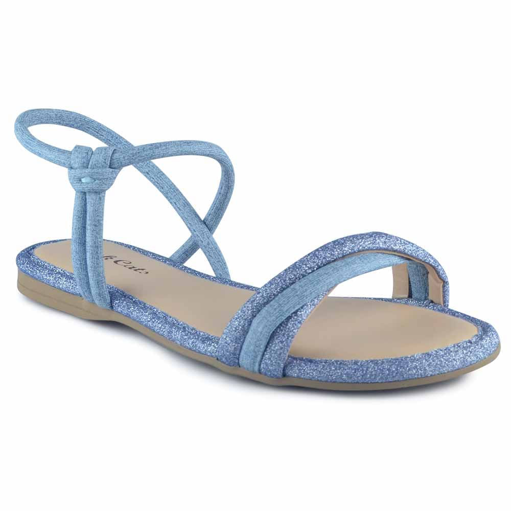 Sandália Rasteira Infantil Pink Cats Feminina V3906 - Foto 2