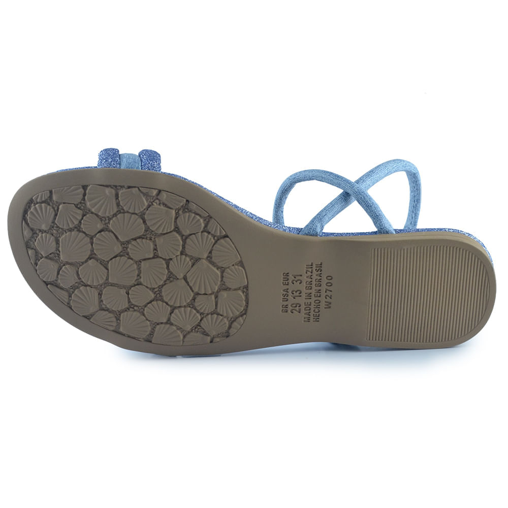 Sandália Rasteira Infantil Pink Cats Feminina V3906 - Foto 5