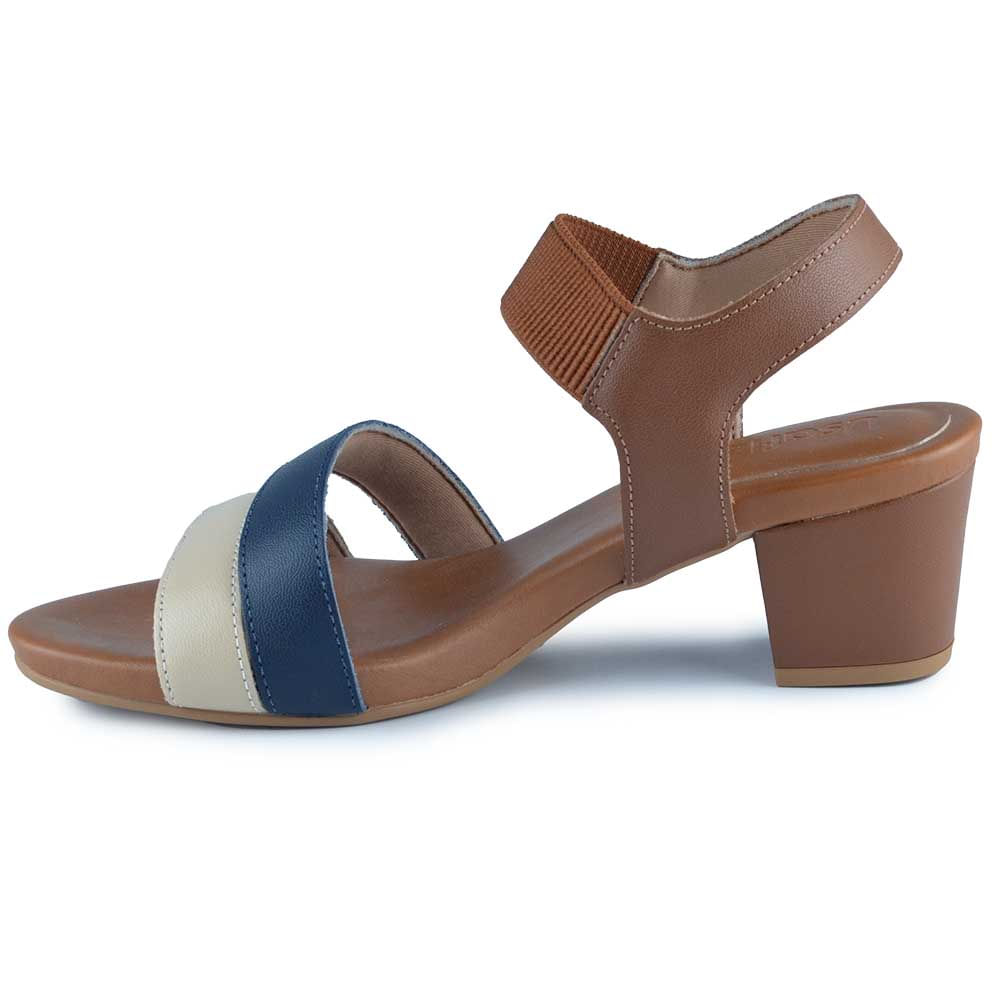 Salto Alto Sandalia Salto Grosso Usaflex Sandália Usaflex Feminina