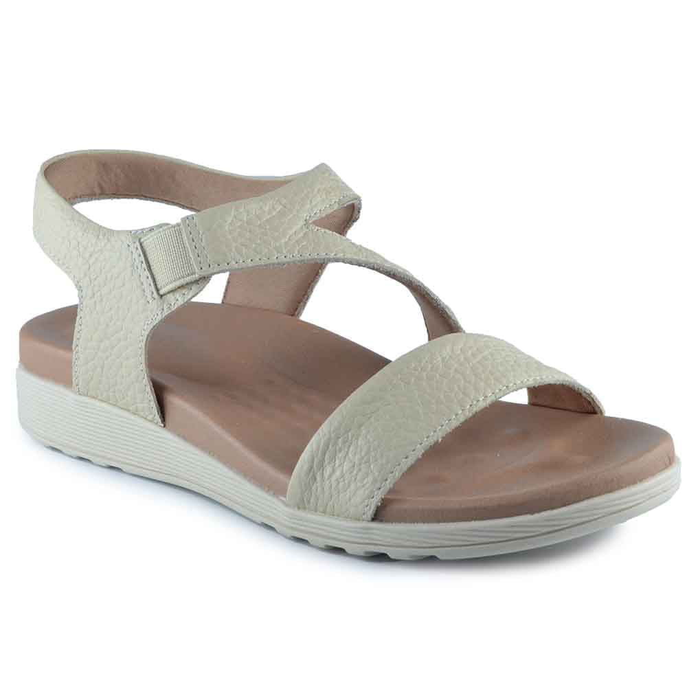 Sandália Papete Usaflex Feminina em Couro BK AD3923 - Foto 2