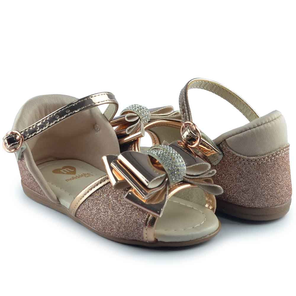Sandália Infantil Molekinha Strass - Brilho 2114.269 - Foto 6