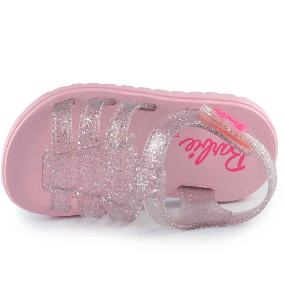 Sandália Infantil Grendene Feminino Barbie Fashionista 23045 - Foto 4