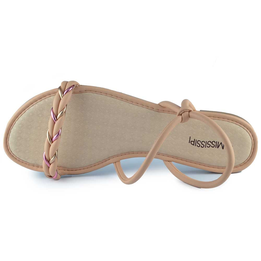 Sandália Rasteira Mississipi Feminina MI532 - Foto 4