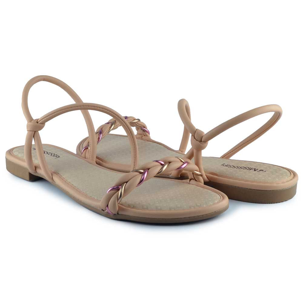 Sandália Rasteira Mississipi Feminina MI532 - Foto 6