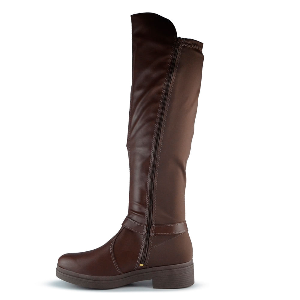 Bota Montaria Cano Longo Salto Baixo Mississipi Feminina MA711 - Foto 3