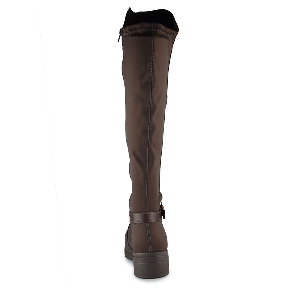 Bota Montaria Cano Longo Salto Baixo Mississipi Feminina MA711 - Foto 5