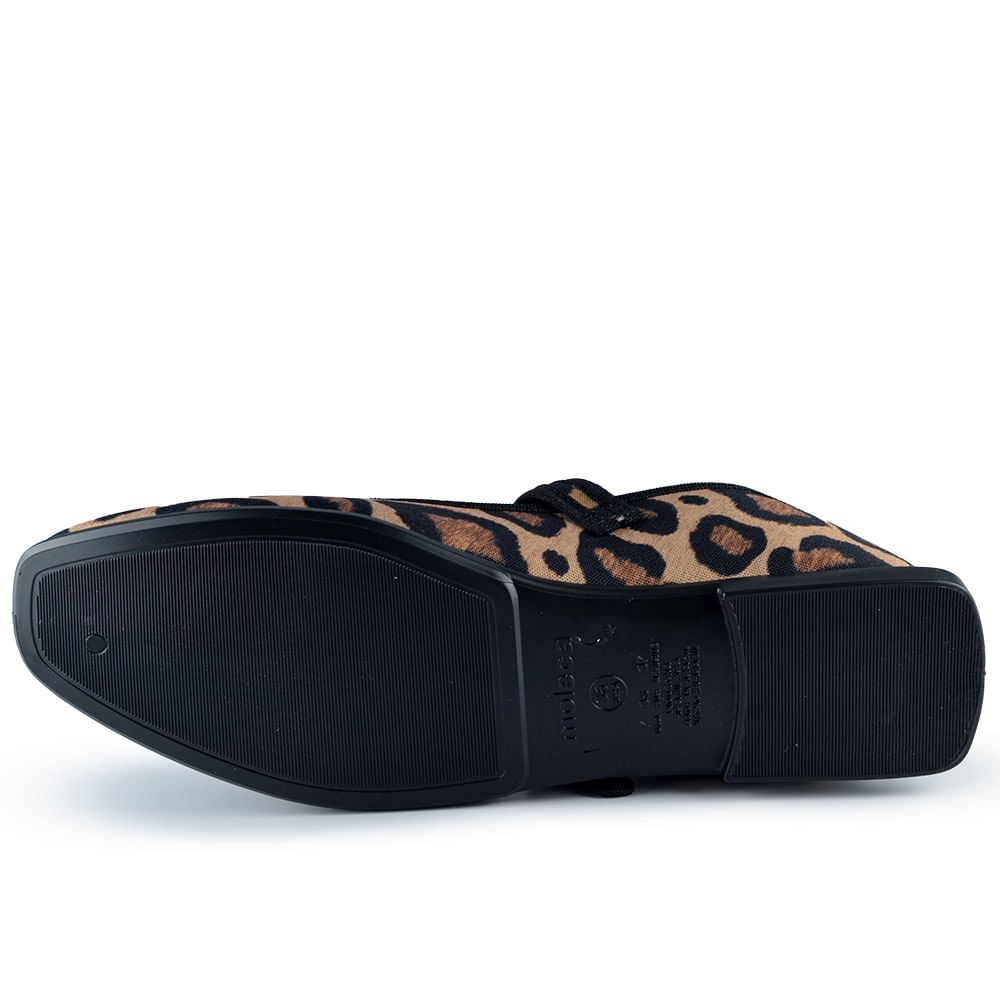 Sapatilha Moleca Feminina Animal Print 5798.101 - Foto 5