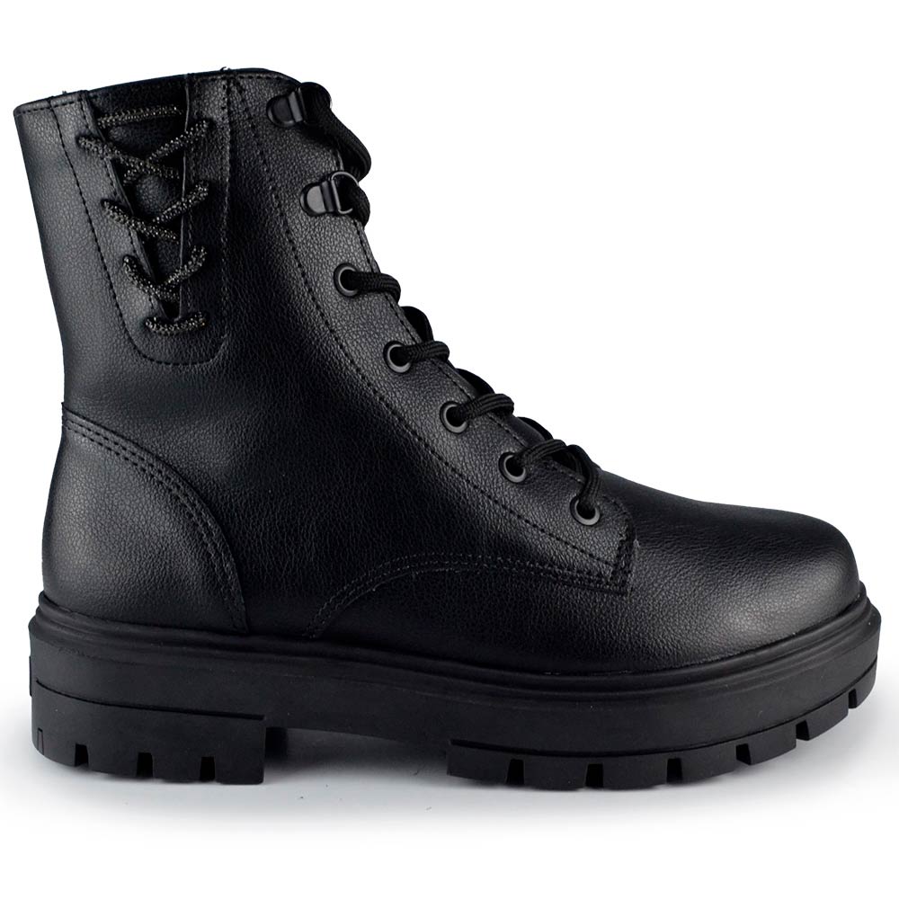 Coturno Cano Médio Via Marte Feminino Tratorado 025-009-01 - Foto 1