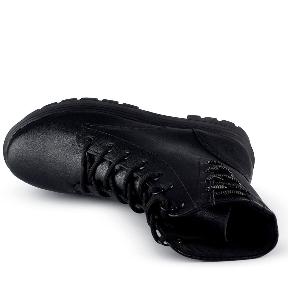 Coturno Cano Médio Via Marte Feminino Tratorado 025-009-01 - Foto 4