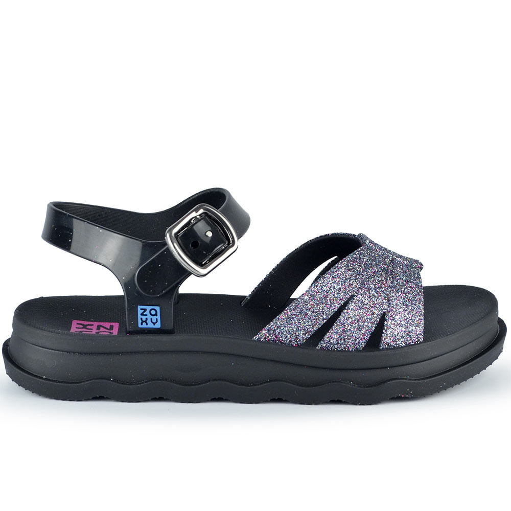 Sandália Infantil Zaxy Feminina Power Glitter 19047 - Foto 1