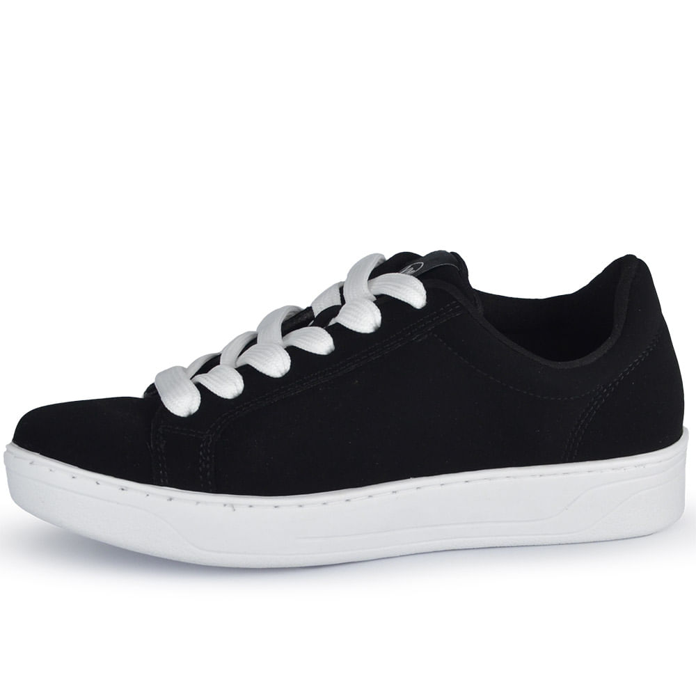 Tênis Casual Via Marte Feminino Strass Brilho 064-001-01 Lojas